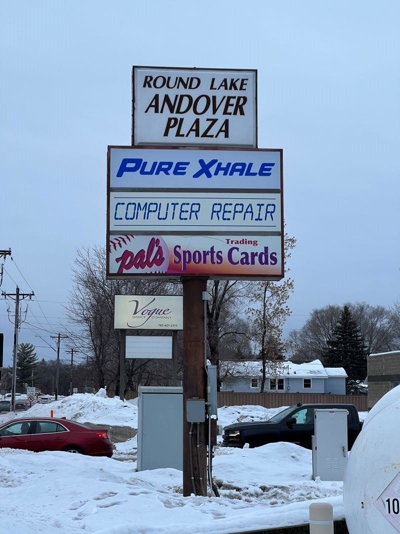 Pure Xhale Backlit Sign Photo